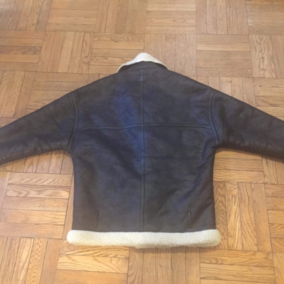 BIG SALE ! vintage Bomber/Pilot sherpa lined jacket xl/xxl - Picture 2 of 10